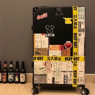 55 Sheets Retro Airline Boarding Pass Tickets Tickets Luggage Stickers Trolley Suitcase Decoration W