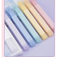 H789 Macaron 6-Color Set Polka Dot Paint Highlighter Student Key Light Color Marker z0609a1