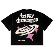HRX | Heavyweight 16s Foam T-Shirt ‘TRIPPY DIMENSIONS Oversized/