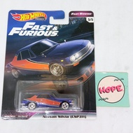 Hot Wheels Premium Fast & Furious Fast Rewind Nissan Silvia (CSP311) Original