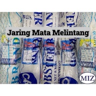 033 x 6" 6 1/4" 6 1/2" 6 3/4" x 40MD x 91.4MTR Mata Melintang FishingNet Jaring Tangsi Pukat Ikan Pa