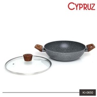MARBLE PAN WITH LID 30 CM - 0650