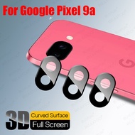 3 Pieces 3D Camera Protector Glass For Google Pixel 9a 5G Black Lens Tempered Glass Googe Gogle Pixe