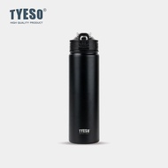 Tyeso tumbler water cup vacuum flask 600ML750ML with straw portable stainless steel sports water bot