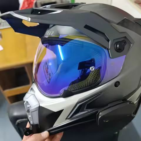 Helmet Visor for KLIM KRIOS PRO TVD LAZER Marushin L9 Photochromic Helmet Anti-Fog Lens Shield Mask