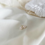 天仙耳環- 18K純金日本*花珠*級別Akoya珍珠耳環