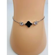 Genuine 925 silver van cleef bracelet, nori van cleef chain bracelet