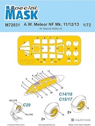 CMK Resin CMM72031 1/72 Armstrong Whitworth Metia NF Mask Seal Set (for Special Hobbies), Masking St