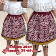 skirt instant sidan for kids girl iban pua kumbu borneo