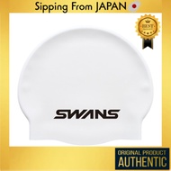 SWANS Swim Cap Swimming Silicone Cap SA-7 White(W)【Direct From Japan】