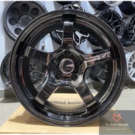 Advan GT [Gloss Black & Hyper Black] Sport Rim 17x8JJ ET40 (5x112/114.3)