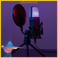 TAK Professional Gaming Microphone Omnidirectional Pickup Microphone  Lights