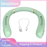 Lanqistore Bladeless Neck Fan Portable Hand  Silence Wearable Silicone Air Con 2bd