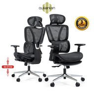 Ergonomic Office Chair Lumber Adjustable Computer Chair Full Mesh Study Chair