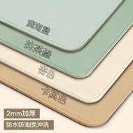 Support Customized Size✨Leather Desk Mat Desk Mat Desk Mat Student Study Desk Mat Writing Desk Deskt