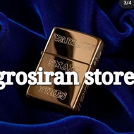 zippo gold nama samping custom logo nama grafir laser kado korek small