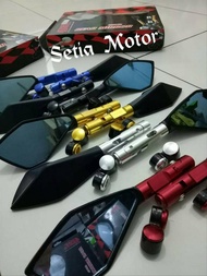 Spion Tomok Variasi Full CNC Supra X 125 Supra GTR 150 Sonic Revo Blade