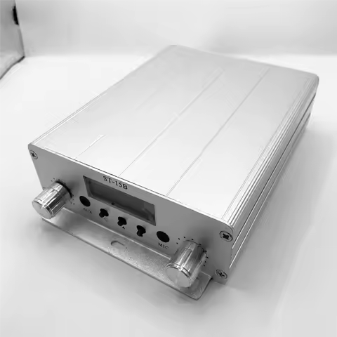 Efficient-V2 15W 87-108MHZ Only Host ST-15B Frequency Modulation Broadcast Transmitter RF FM Stereo 