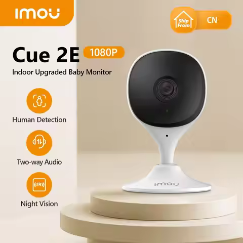 IMOU Indoor Cue 2E 2MP Wifi Security Camera Baby Monitor Night Vision Human Detection IP Camera Vide