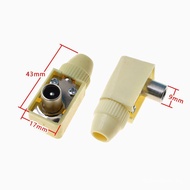Cable TV connector90Right-angle male plug signal TV Plug-in satellite closed-circuit connection acce