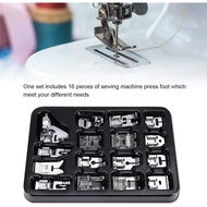 16PCS Sewing Machine Supplies Presser Foot Set For Home Sewing Machine Kit Set Sewing Accessories For Brother Baby lock Singer