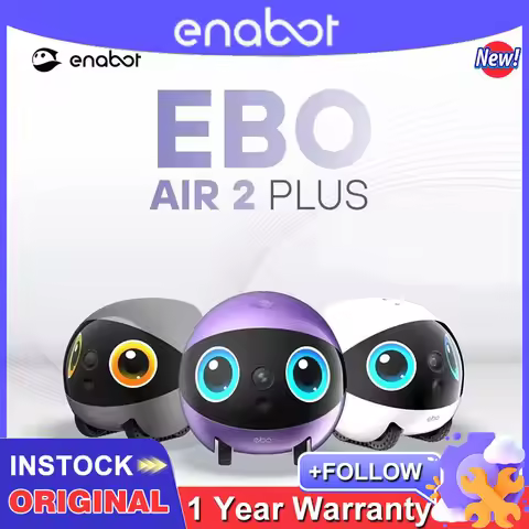 Enabot EBO AIR 2 PLUS Intelligent Pet Companion Robot 3k Camera Video Call and AI Artificial Intelli