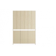 DELICATO ตู้เสื้อผ้า 3 บาน รุ่น Tyrol 120X50X180ซม. สีขาว
