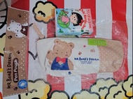 Mr Bears Dream MBD 全新正版 Sanrio 2014年 teddy bear dream 熊啤啤 文具 筆袋 麻布 化妝袋 布 拉鍊袋 bag