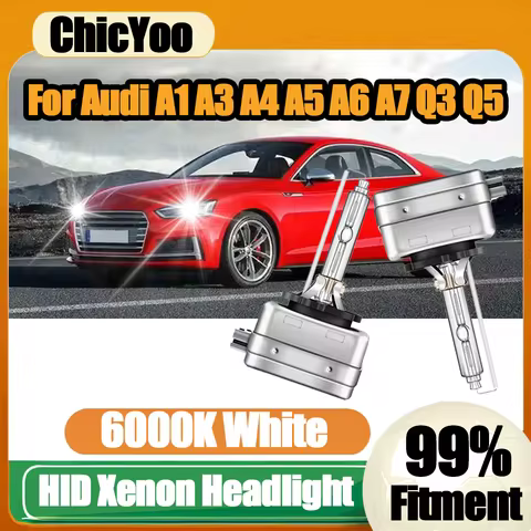 2PCS 12V 24V Auto Lights High Power D3S HID Xenon Headlight Bulbs 35W Car Headlamps 6000K White For 