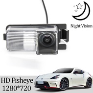 HD 1280*720 Fisheye Rear View Camera For Nissan 350Z/370Z Fairlady Z (Z33 / Z34) Tiida Hatchback 200