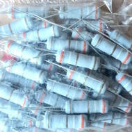 Resistor R carbon film 3.9ohm 3.9ohm 3.9 3.9 ohm 3r9 2watt 2 w watt 2w F Fajar electro 2