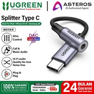 UGREEN Converter Splitter Type C To Jack 3.5mm DAC Audio Adapter - 80154