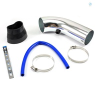 Air Intake Aluminum Cold Air 76mm/3in Car Cool Intake Kit Universal Car Cool Air Kit Universal Alumi