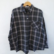 THRIFT KEMEJA FLANEL WANITA SCOND / F11