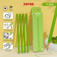 (12PC) JOYKO Pencil Pensil Kayu P-8162 2B