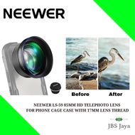 NEEWER LS-59 85MM HD Telephoto Lens for Phone Cage Case with 17mm Lens Thread