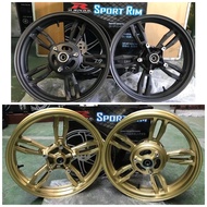 Kawasaki Ninja250 Yamaha R25 Rapido Sport Rim 250 Depan 3.0 x 17 / Belakang 4.0 x 17 Ready Stock