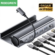 Rocoren Docking Station DEX USB C HUB ไปยัง USB 3.0 HDMI-Compatible Dock Station สำหรับ Samsung Galaxy S22 S21 S20 PLUS Huawei MacBook