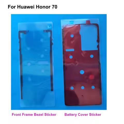 For Huawei Honor 70 Back Battery cover Sticker LCD Screen Front Frame Bezel 3M Glue For Huawei Honor