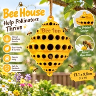 3D Printed Bee House – Hanging Insect Hotel Pollinator Shelter 13.1x9.8cm