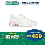 Skechers Women SKECHERS Street Tres-Air Uno Revolution-Airy Shoes - 177420-WHT Air-Cooled Memory Foam Kasut Sneaker, Perempuan