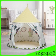 [Szgrqkj2] Kids Play Tent Prince Castle Tent Teepee Castle Tent Indoor Indian Playhouse for Backyard