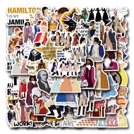 55pcs Hamilton Musical Graffiti Stickers Decoration Scooter Notebook Birthday Gift
