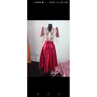 ♞Filipiniana Ethnic Ladies Barong w/ skirt S-XL