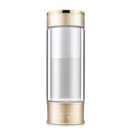 1 Piece Hydrogen Water Generator Alkaline Maker Rechargeable Gold Portable Water Ionizer Bottle Supe