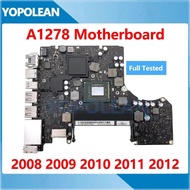 Original A1278 Motherboard For MacBook Pro 13" A1278 Logic Board Core 2 i5 i7 2.3 2.4 2.5GHz 2.9GHz 
