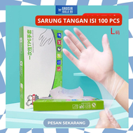Sarung Tangan isi 100 pcs TPE Sekali Pakai Diposable TPE Gloves