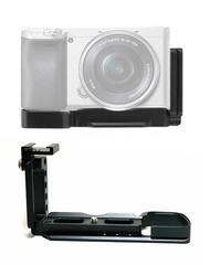 Sony A6400 A6300 A6100 L-Shaped Hand Grip With Arca-Swiss Cold Shoe Sliding Plate Cage Bracket small