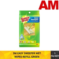 3M EASY SWEEPER WET WIPES REFILL GREEN
