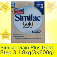 Similac Gold Gain Plus S3 1.8kg Exp 7/2026